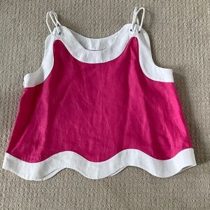 NWT STAUD linen top